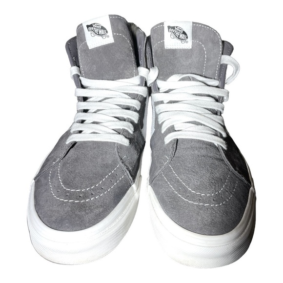 Vans Sk8-Hi Pig Suede Rabbit/Snow White Men Size 12 - Picture 3 of 15